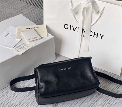 mini pandora givenchy|Small Pandora bag in grained leather .